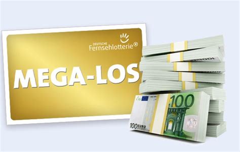 Deutsche Fernsehlotterie: MEGA Los & Einzellos spielen.